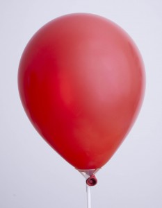 Red Cherry Metallic balloons 5 